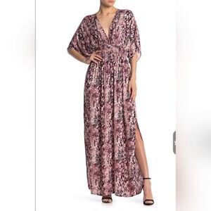 Lovestitch smocked maxi dress sz S/M